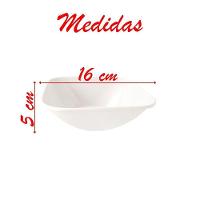 Kit 04 Tigelas Melamina Quadrada Branca 600ml - 3