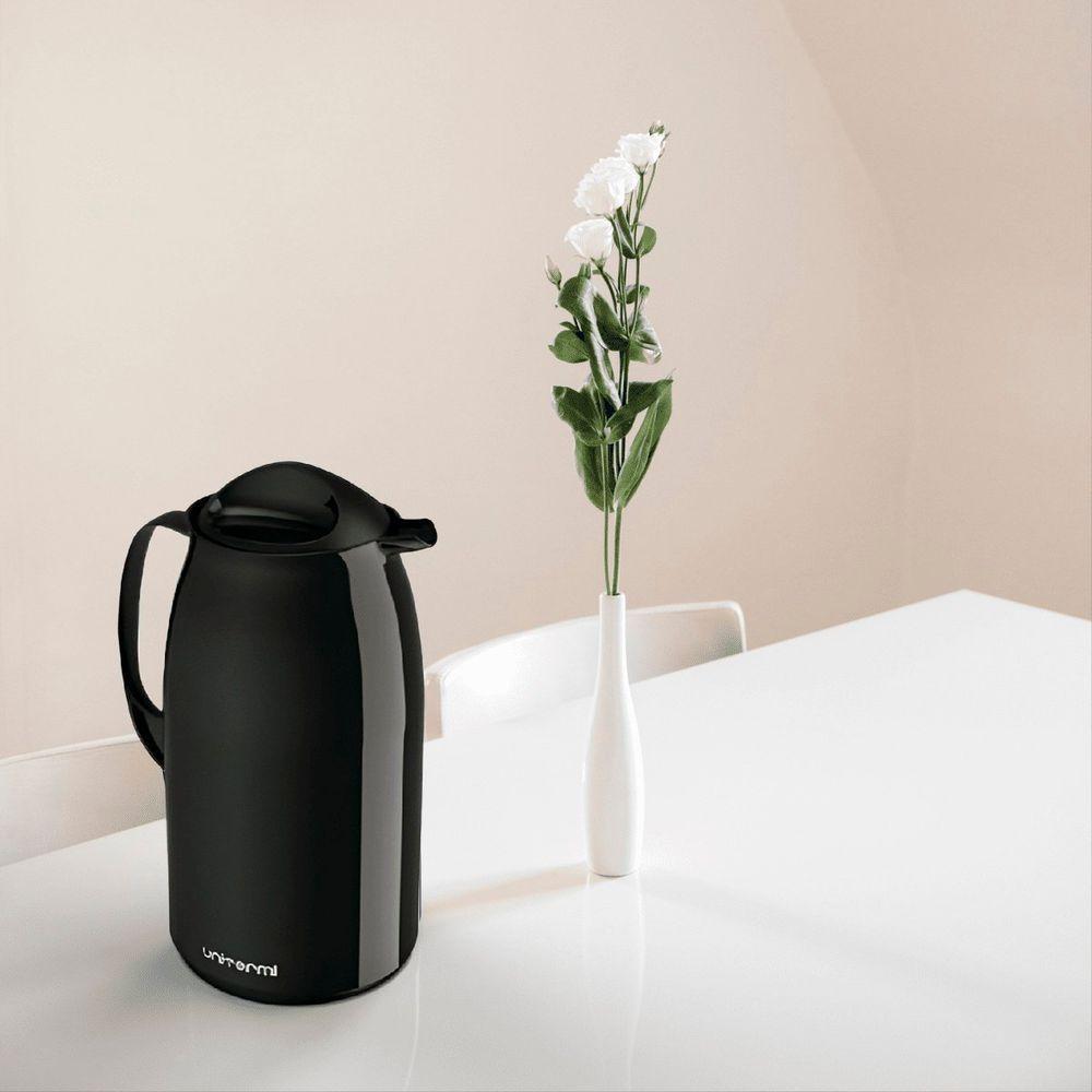 Garrafa Térmica De Mesa Veneza 1l Preta Café Chimarrão Chá - 2