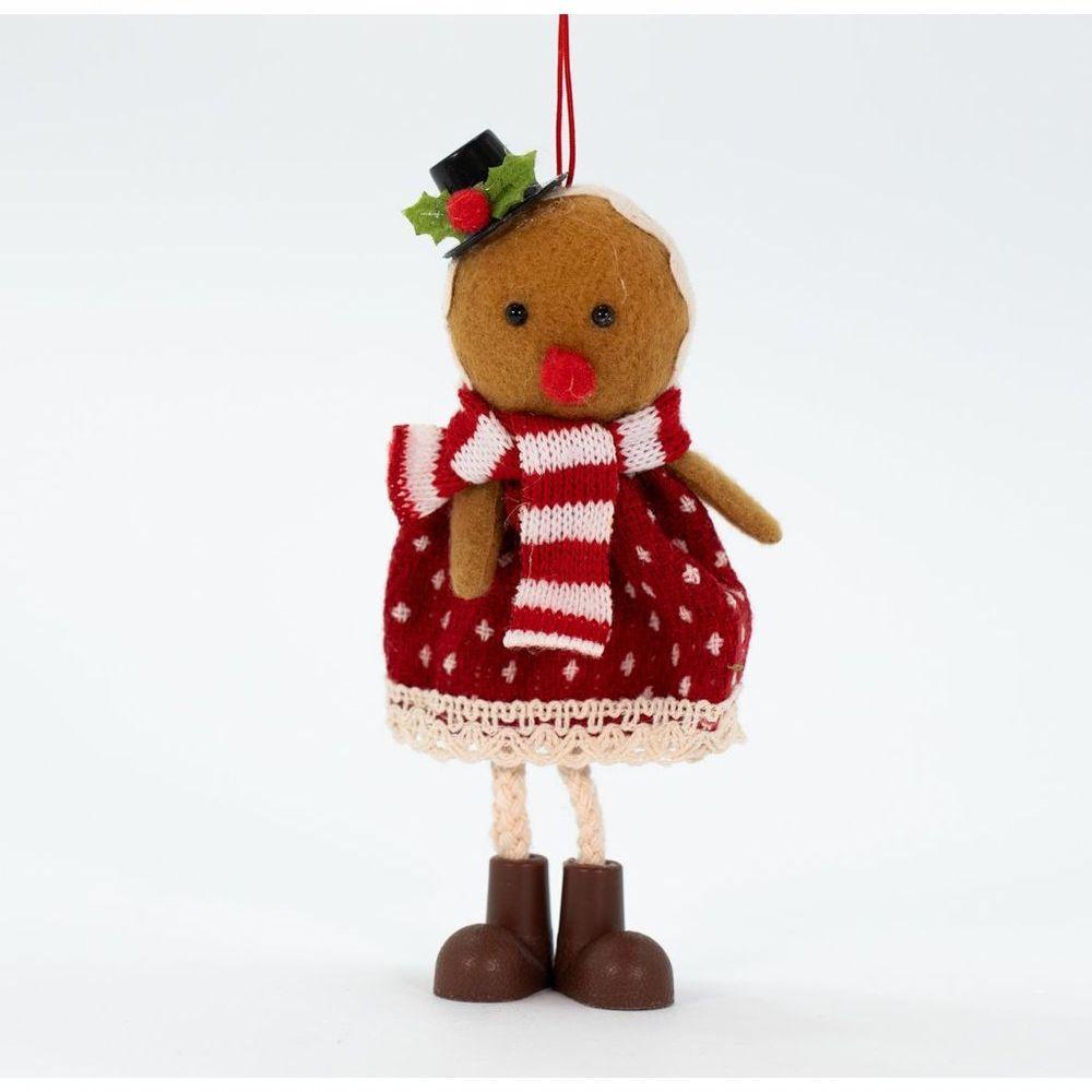 Kit Para árvore De Natal Decoração 6 Biscoitos Pendente 17cm - 3