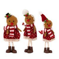 Kit Decoração Para árvore Natal 12 Biscoitos Pendente 17cm - 1