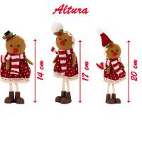 Kit Decoração Para árvore Natal 12 Biscoitos Pendente 17cm - 2