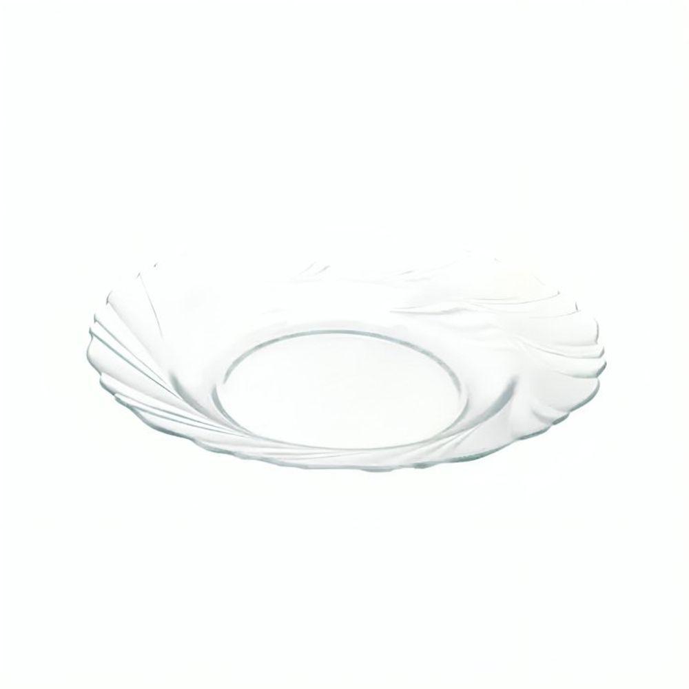 Kit Jogo Pratos Fundo Sopa Transparente 6 Peças 22,5cm - 3