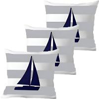Kit 3 Capas De Almofadas Navegação Barco à Vela Marítima - 1