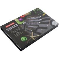 Kit Jogo De Facas Conjunto Faqueiro Everrich 6 Peças Top - 4