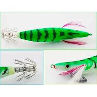 Kit 6 Isca Artificial Zangarilho Escuro 13cm Pesca Lula 24 Fisgas - 3