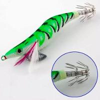 Kit 6 Isca Artificial Zangarilho Escuro 13cm Pesca Lula 24 Fisgas - 4