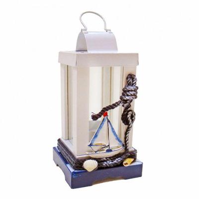 Lamparina Luminária Castiçal De Vela Naval Barco Decoração