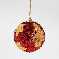 Kit 12 Enfeite Bolas Natalina árvore Natal Artesanal Estrela - 1