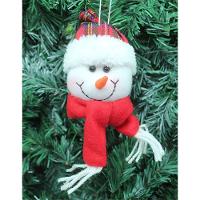 Kit 8 Enfeite Pendentes árvore De Natal Boneco De Neve 20cm - 4
