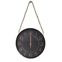 Relógio Parede Serrano Moderno Redondo Rose Gold Black 30cm - 1