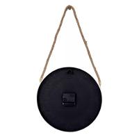 Relógio Parede Serrano Moderno Redondo Rose Gold Black 30cm - 5