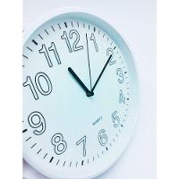 Relógio De Parede Redondo White Quartz Com Corda De Sisal - 3