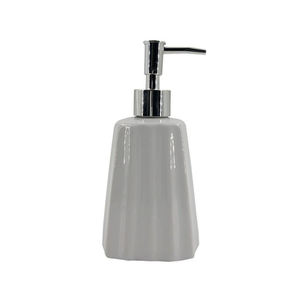 Saboneteira Liquida De Cerâmica Modelagem Lavabo Branco Luxo - 1