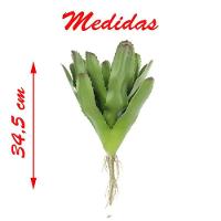 Kit 6 Bromélia Planta Artificial Plástico 34,5cm. - 3