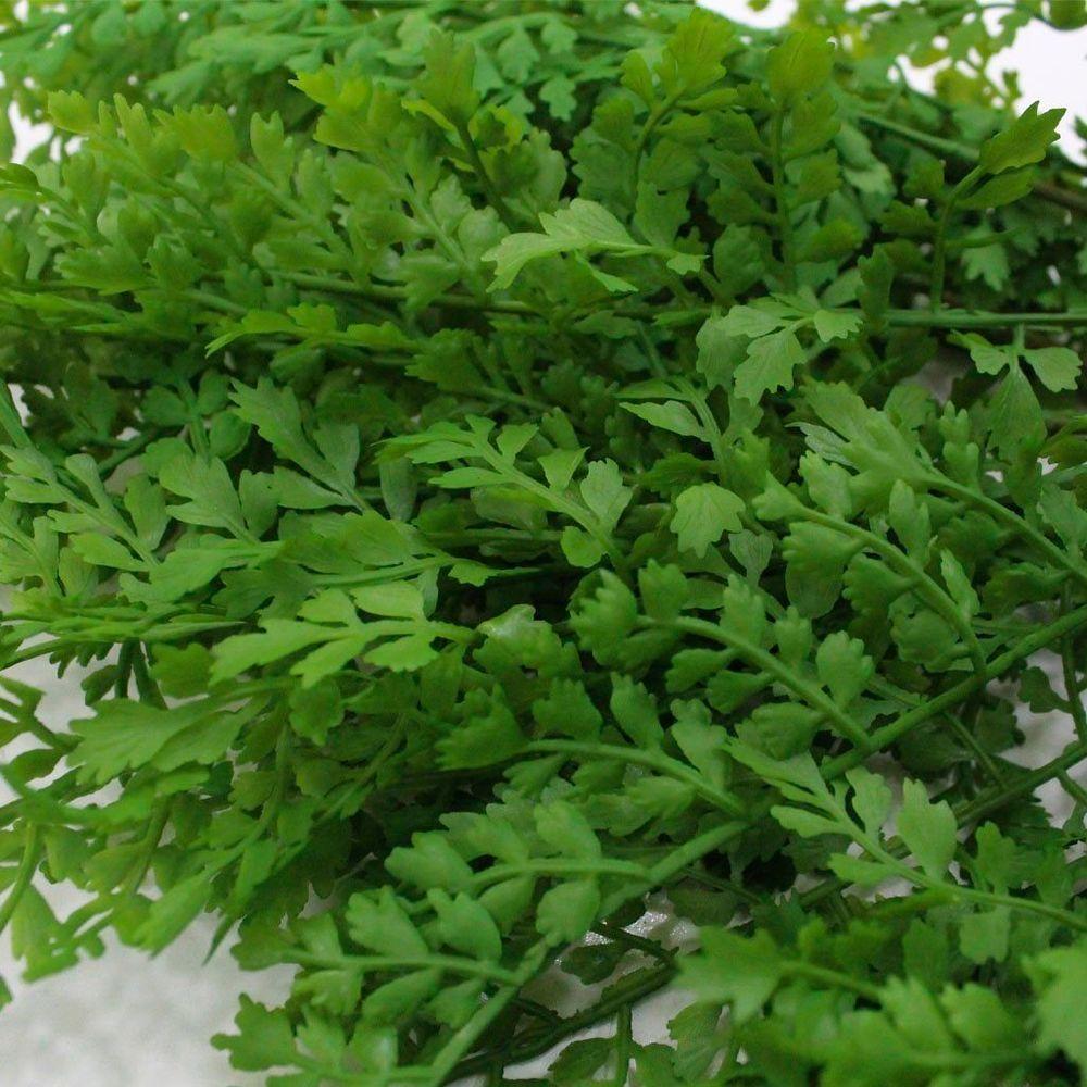 2 Ramos Artificial Salsinha Flor Plantas Com 13 Galhos 46cm - 3