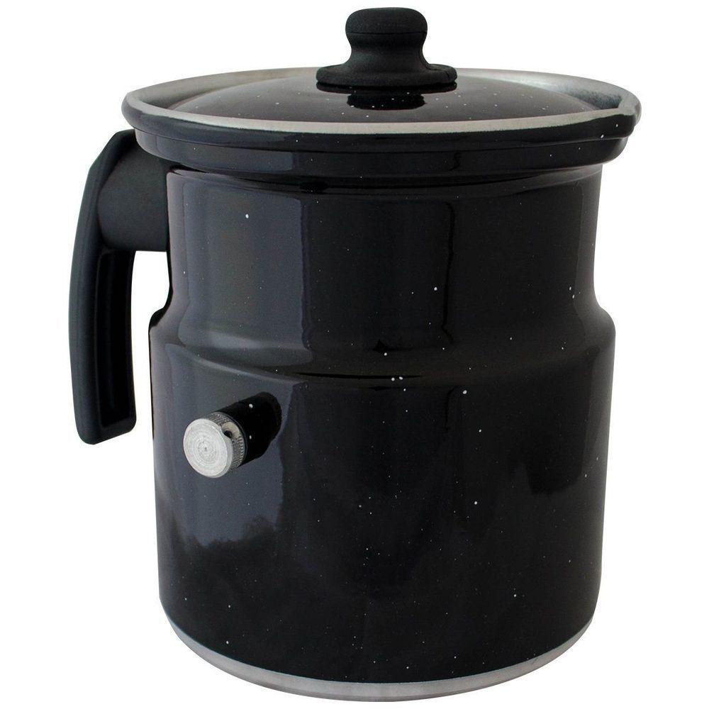 Kit Chaleira E Leiteira Gulê Alumínio 2 Peças Preta - 2