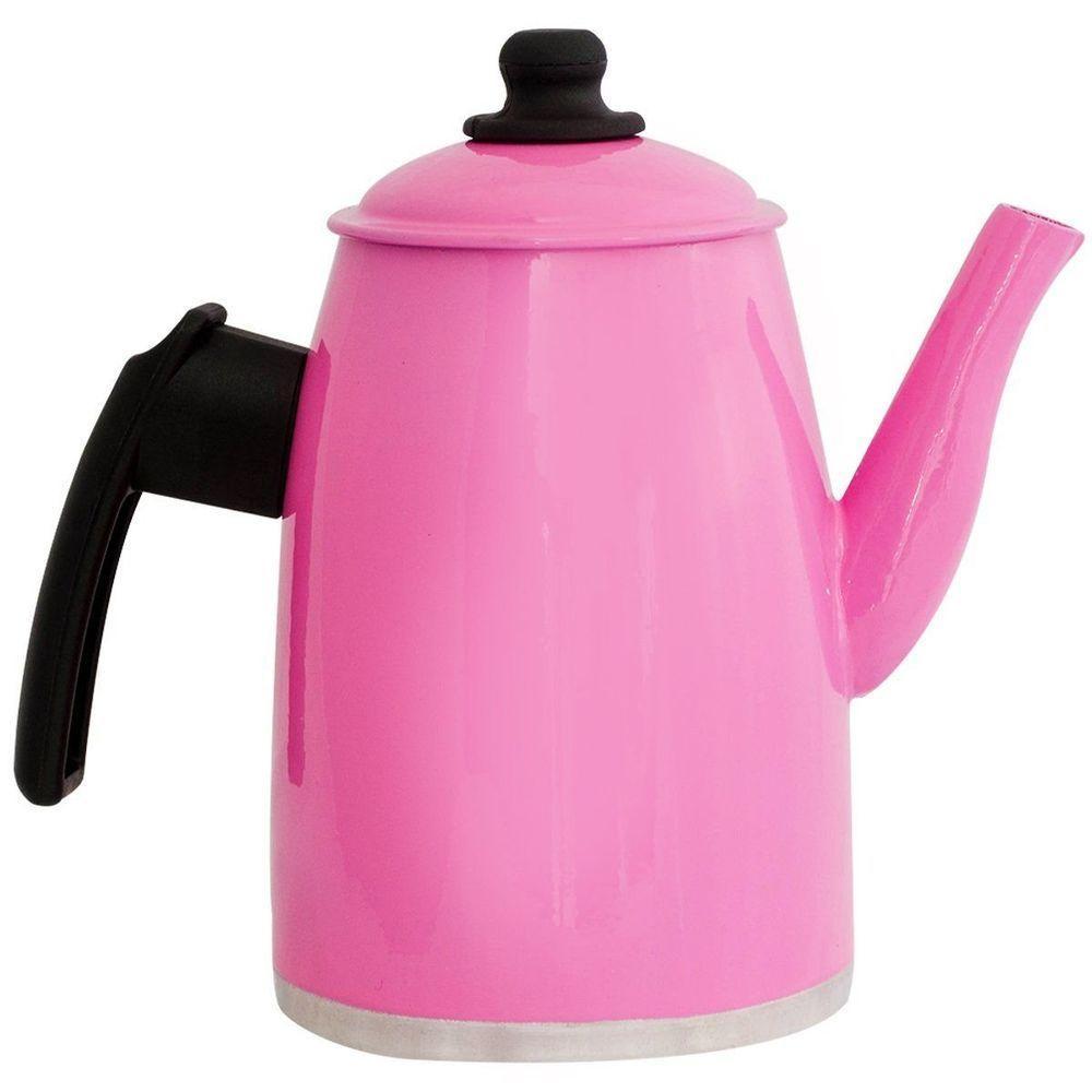 Kit Chaleira E Bule Gulê Alumínio 2 Peças Rosa - 5