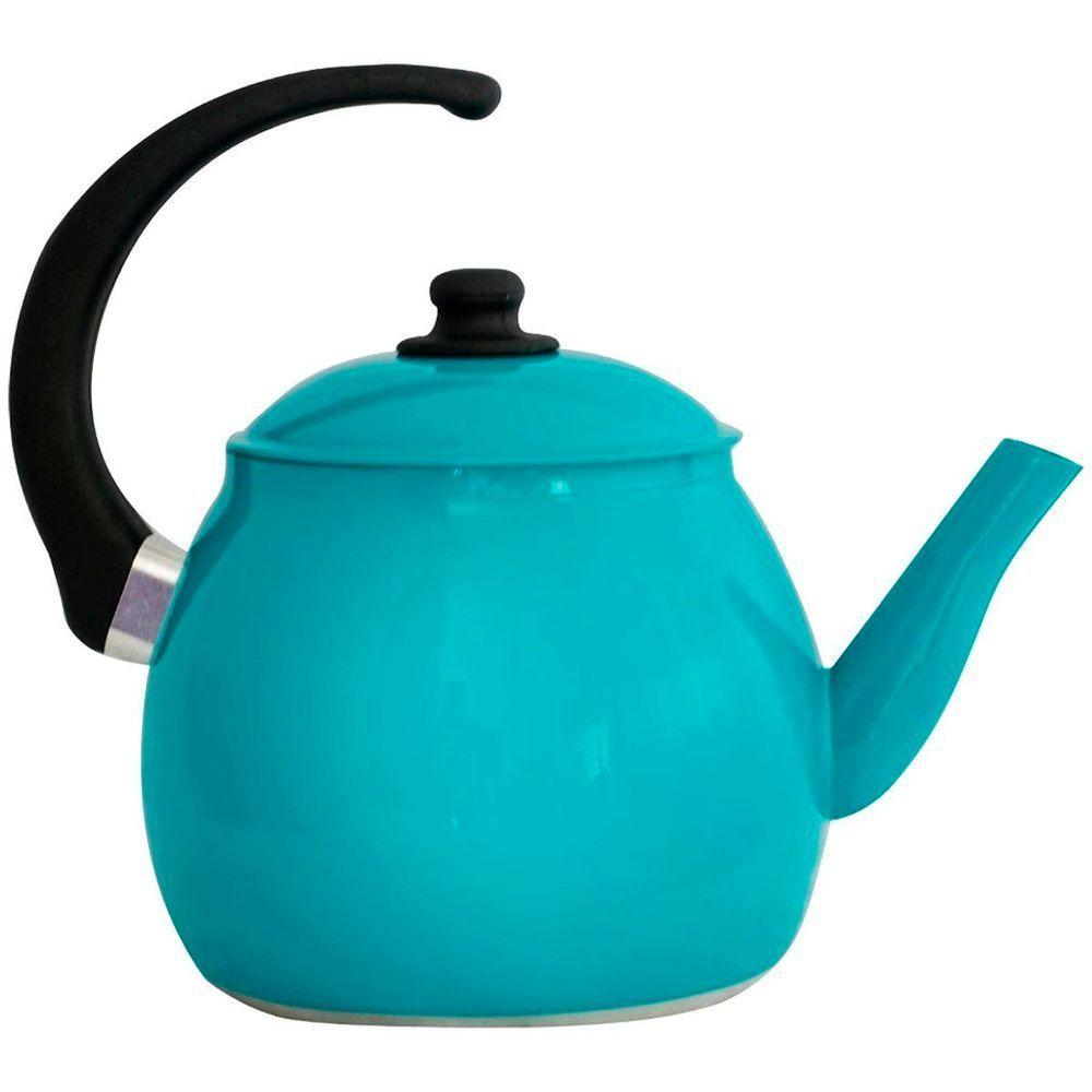 Kit Chaleira E Bule Gulê Em Alumínio 2 Peças Turquesa - 3