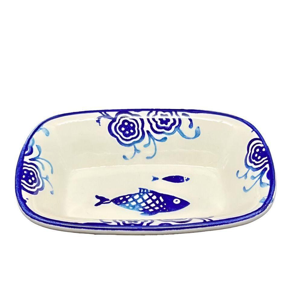 Kit 12 Petisqueiras Travessa Pequena Bowl Peixe Oceano 100ml - 4