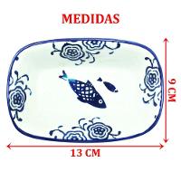 Kit 10 Petisqueiras Travessa Pequena Bowl Peixe Oceano 100ml - 2
