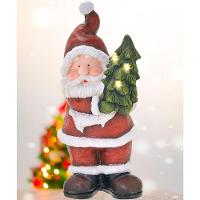 Estatueta Natalina Papai Noel árvore De Natal Luz Led 45cm - 3