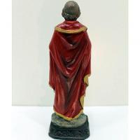 Escultura Imagem De São Pedro Estatueta Enfeite Resina 16cm