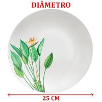 Kit Jogo De Prato Raso Jantar 4pçs 4 Pessoas Graziela 25cm - 2