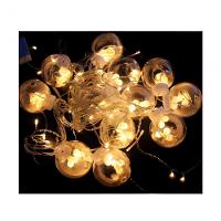 Pisca Decorativo Cordão Varal 12 Lâmpadas Com Led Amarelo 3m - 2