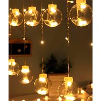 Pisca Decorativo Cordão Varal 12 Lâmpadas Com Led Amarelo 3m - 5