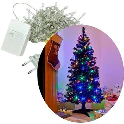 Pisca Cordão 100 Lâmpadas Led Colorido 8 Funções 220v De 9m