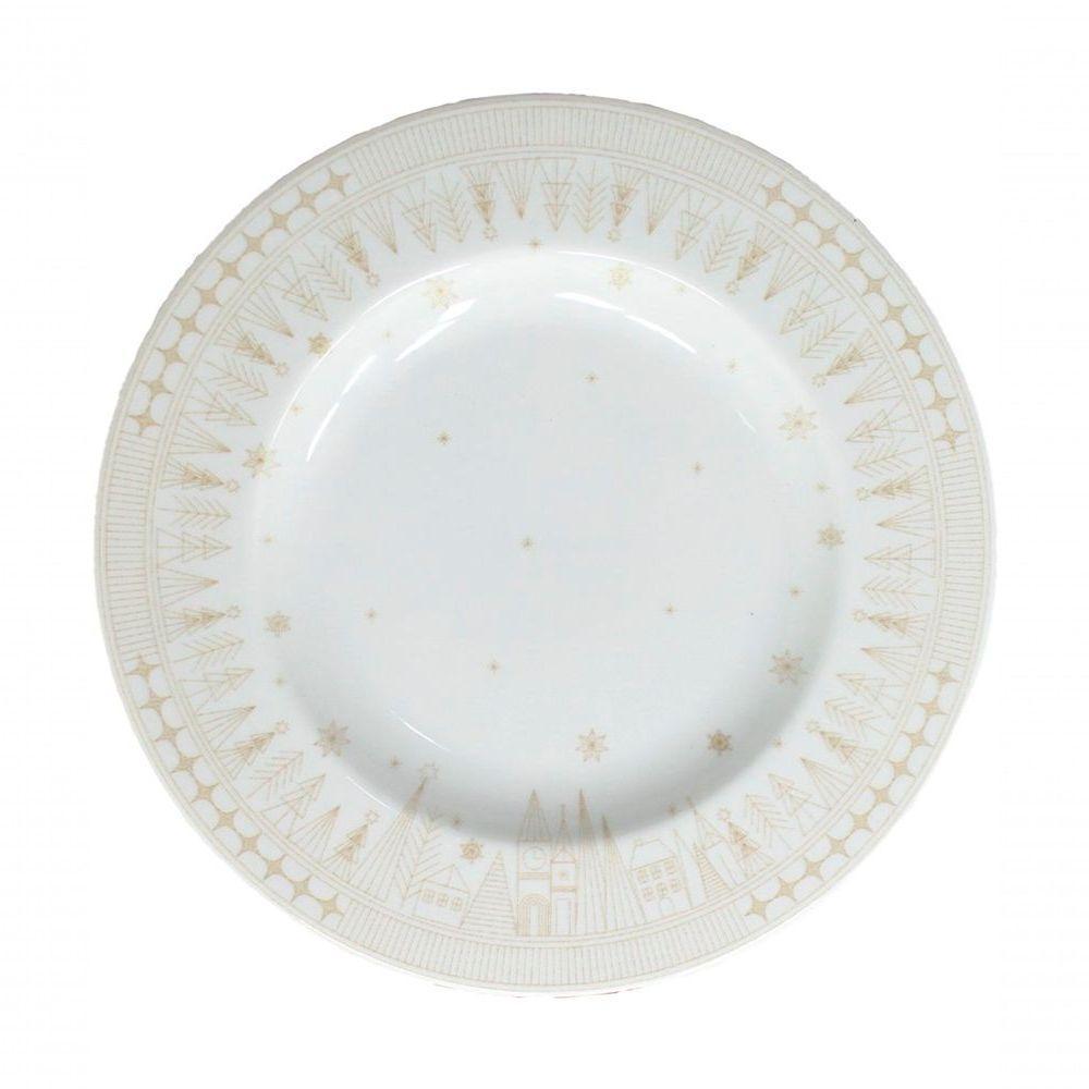 Jogo Prato Sobremesa Lanche 8pçs 8 Pessoas Capodanno 21cm - 3