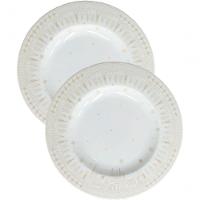 Jogo Prato Sobremesa Lanche 8pçs 8 Pessoas Capodanno 21cm - 1