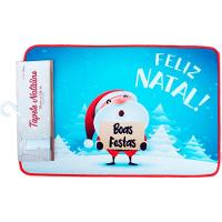 Tapete Capacho Porta Enfeite Boas Festas Decoração 39x59cm - 2