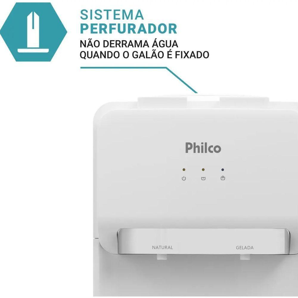 Bebedouro Philco 20 Litros PBE11 água Natural E Gelada Branco 110V - 4