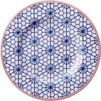 Jogo Pratos Sobremesa Lanche 6pçs 6 Pessoas Abstratta 21cm - 1