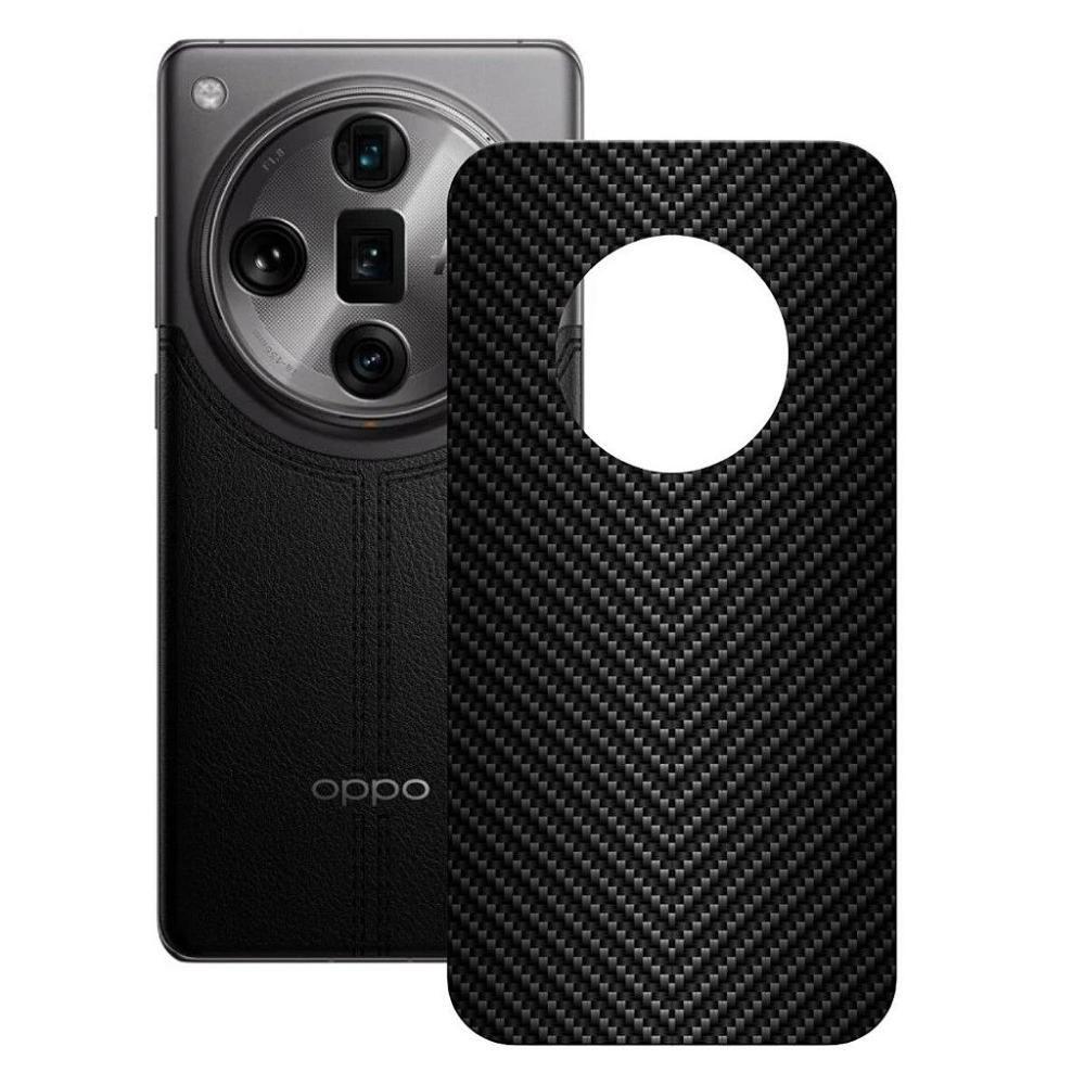 Película Para Oppo Find X7 Ultra - Traseira De Fibra De Carbono Preta - Gshield - 1