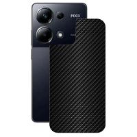 Película Para Xiaomi Poco M6 Pro - Traseira De Fibra De Carbono Preta - Gshield - 1