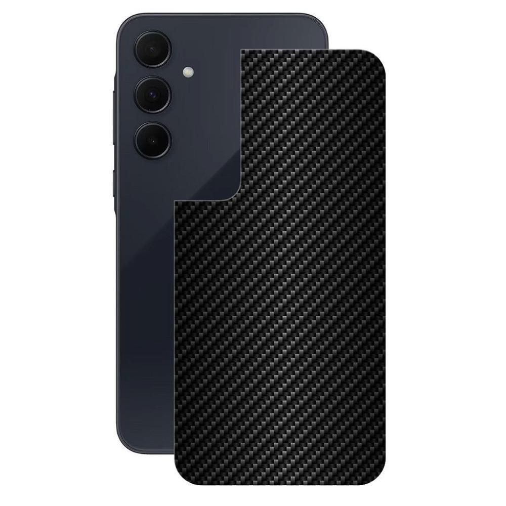 Película Para Samsung Galaxy A35 5g - Traseira De Fibra De Carbono Preta - Gshield - 1