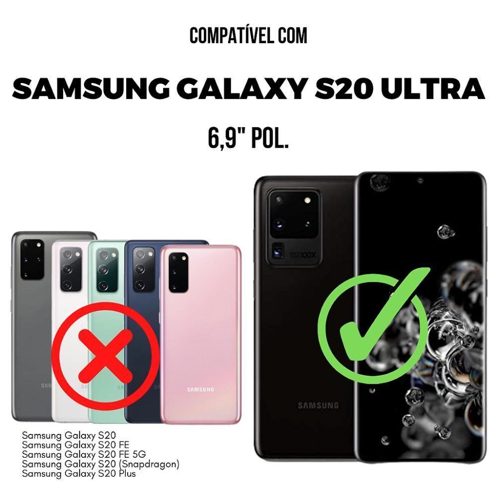 Película Para Samsung Galaxy S20 Ultra - Frente E Verso - Full Body Armor 360° - Gshield - 5