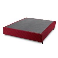 Base Para Cama Absoluto Box Sommier 30x138x188 Hellen Vermelho - 1