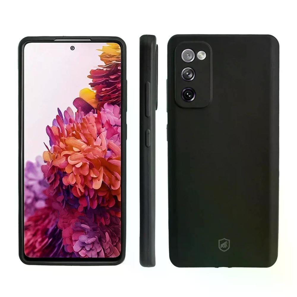 Kit Capa Silicon Veloz E Película Hydrogel Hd Para Samsung Galaxy S20 Fe - Gshield - 5