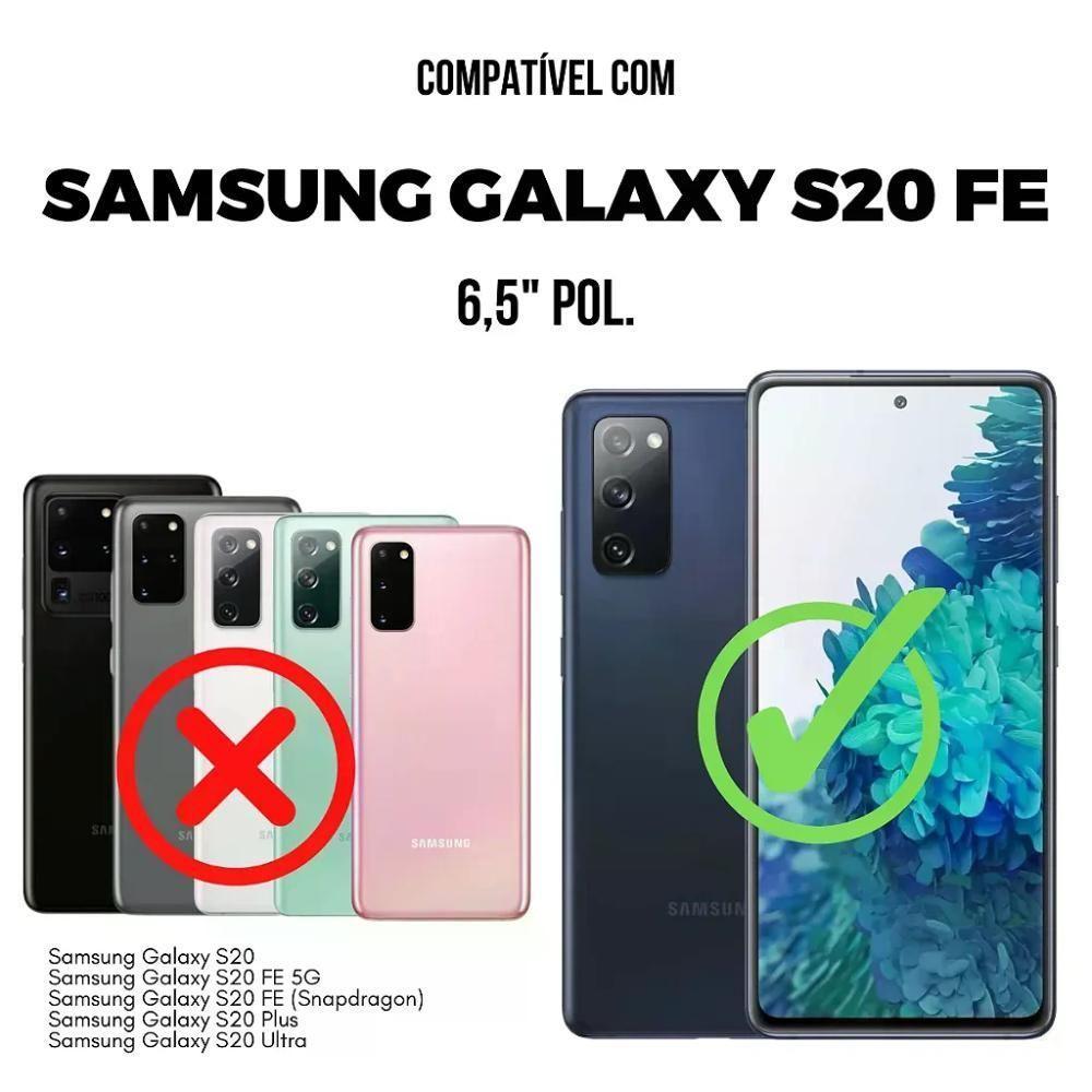 Kit Capa Silicon Veloz E Película Hydrogel Hd Para Samsung Galaxy S20 Fe - Gshield - 9
