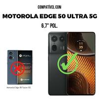 Película Para Motorola Moto Edge 50 Ultra 5g - Traseira De Fibra De Carbono - Gshield - 5
