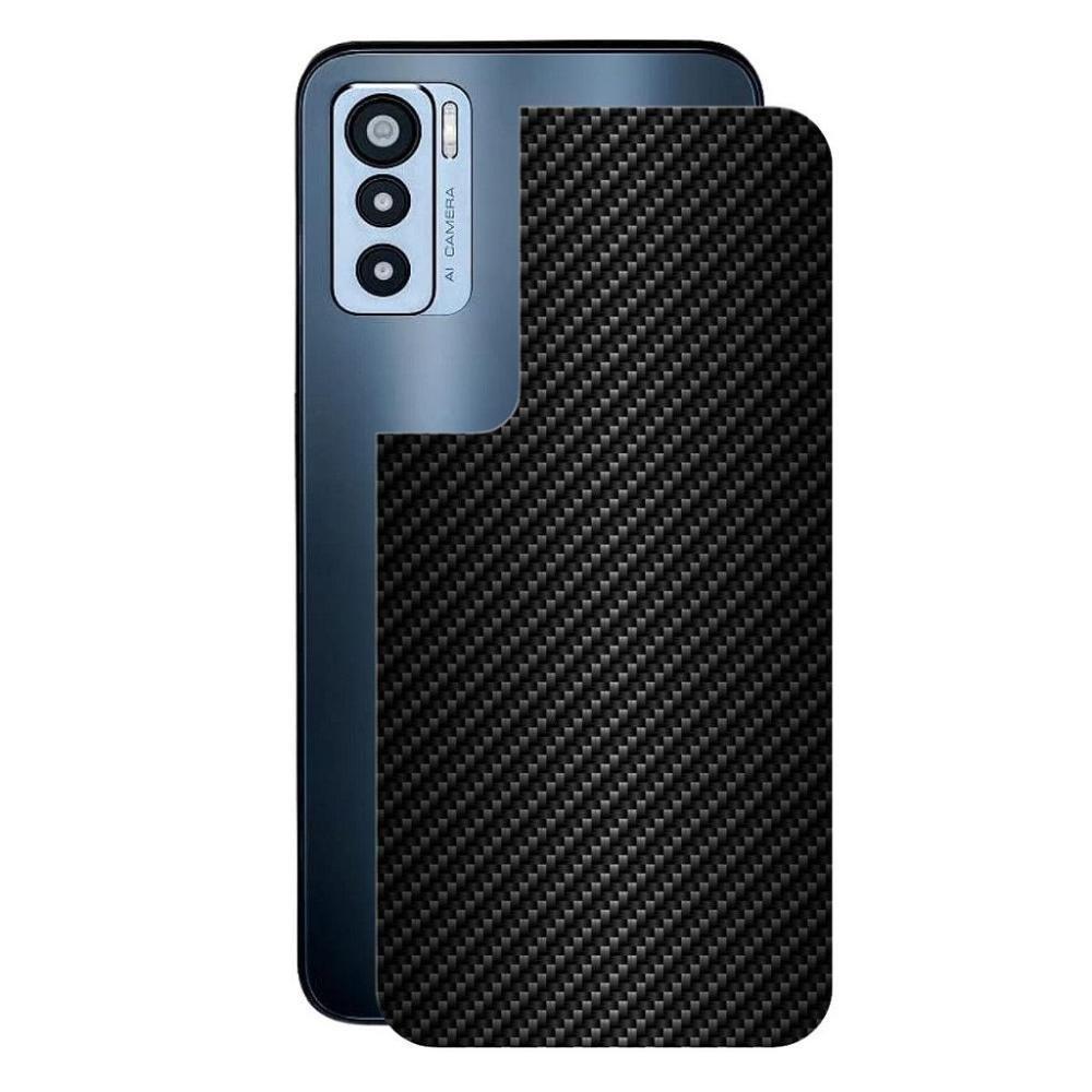 Película Para Multilaser Multi H 5g - Traseira De Fibra De Carbono Preta - Gshield - 1