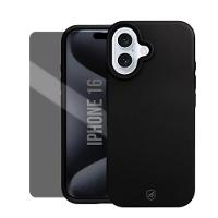Kit Capa Silicon Premium E Película Hydrogel Privacidade Para Iphone 16 - Gshield - 1