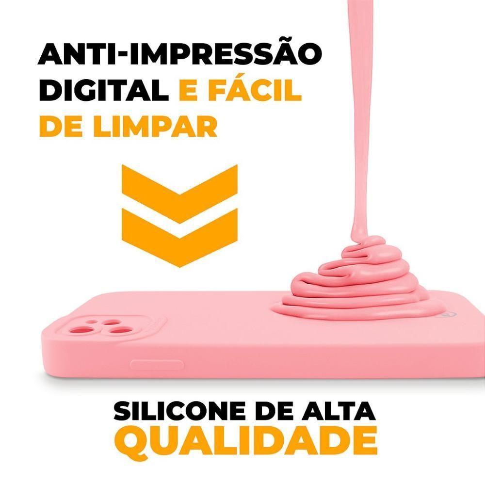 Kit Capa Silicon Cloud Rosa E Pelicula Hydrogel Hd Para Iphone 11 - Gshield - 8