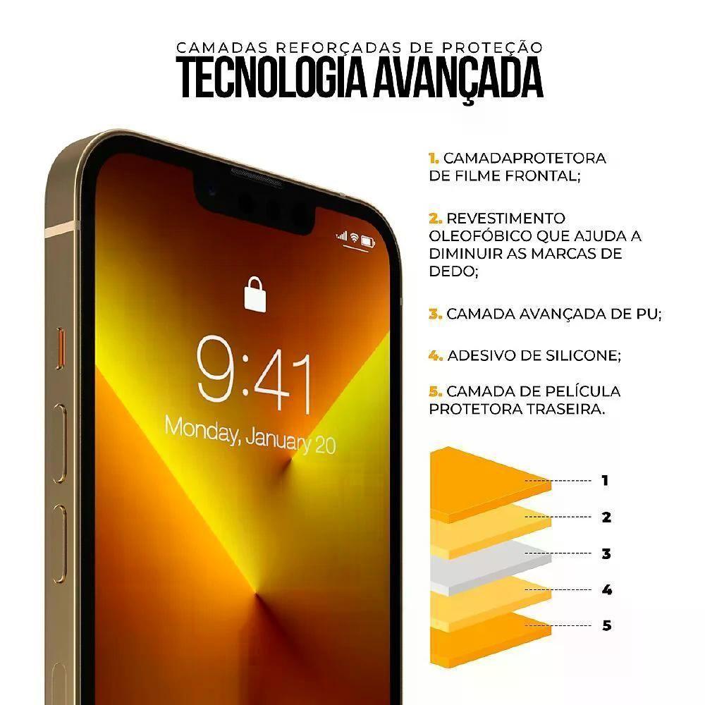 Kit Capa Silicon Premium E Película Defender Glass Para Iphone 16 Pro Max - Gshield - 2