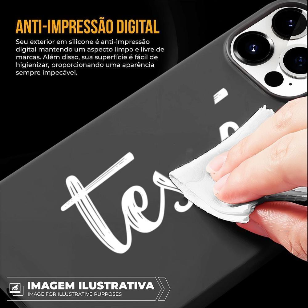 Kit Capa Silicon Premium E Película Defender Glass Para Iphone 16 Pro Max - Gshield - 5