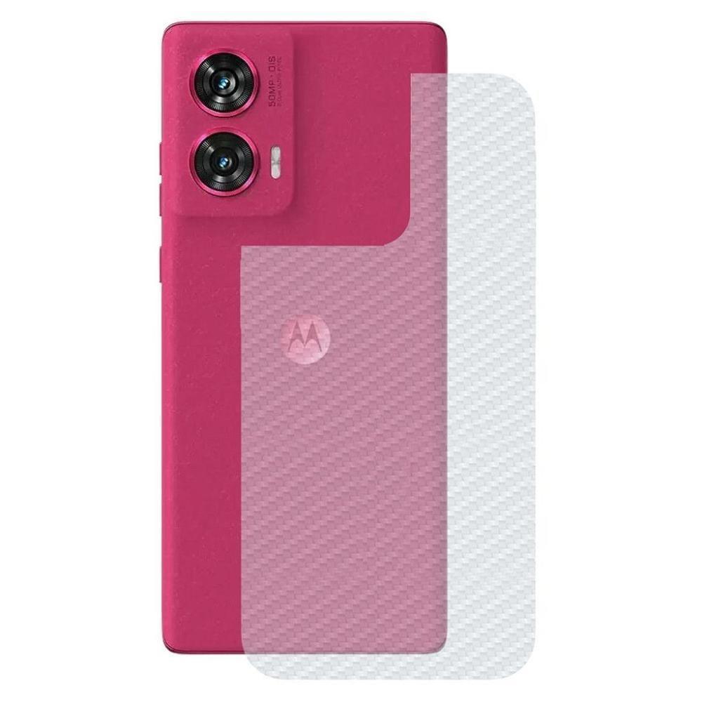 Película Para Motorola Moto Edge 50 Fusion 5g - Traseira De Fibra De Carbono - Gshield - 1
