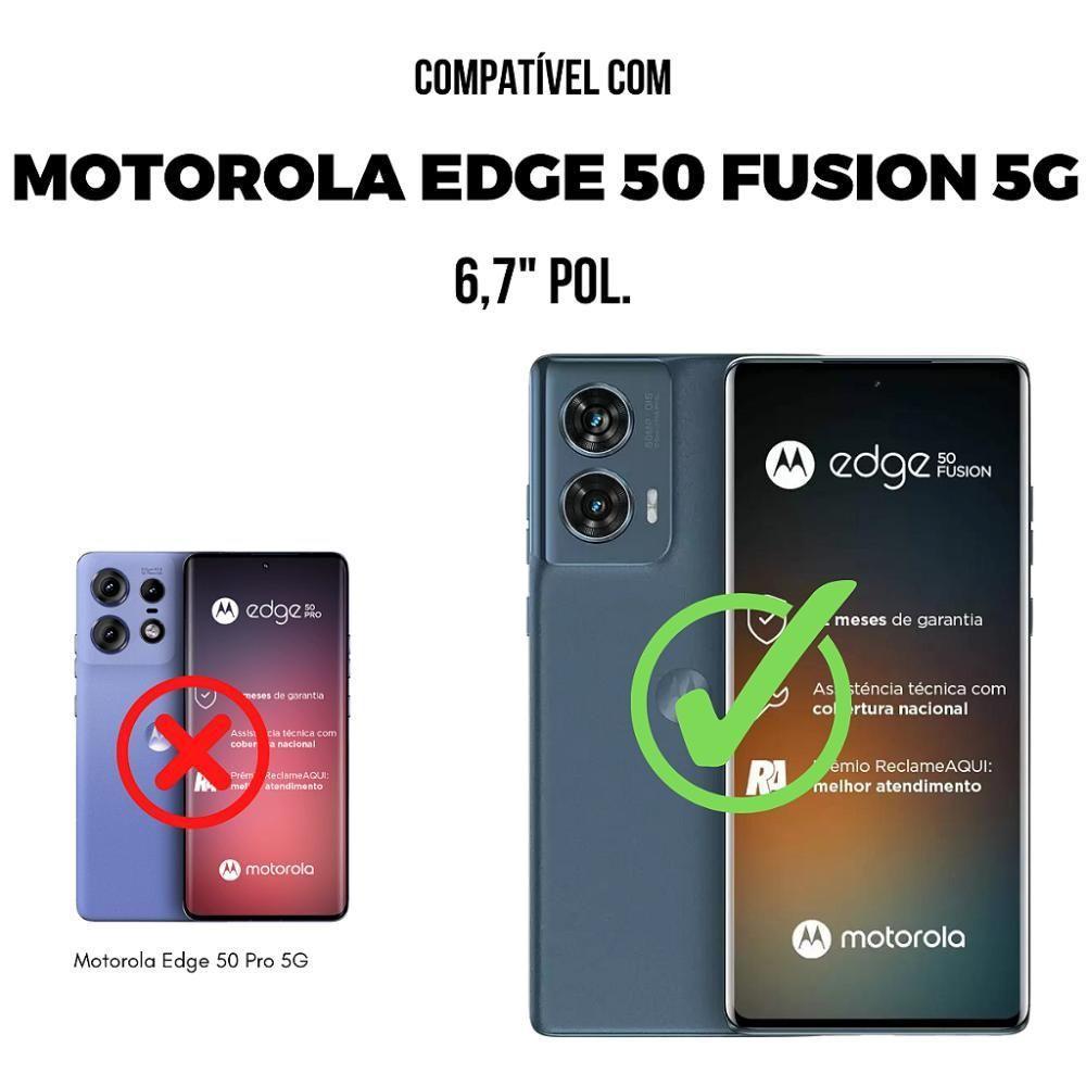 Película Para Motorola Moto Edge 50 Fusion 5g - Traseira De Fibra De Carbono - Gshield - 4